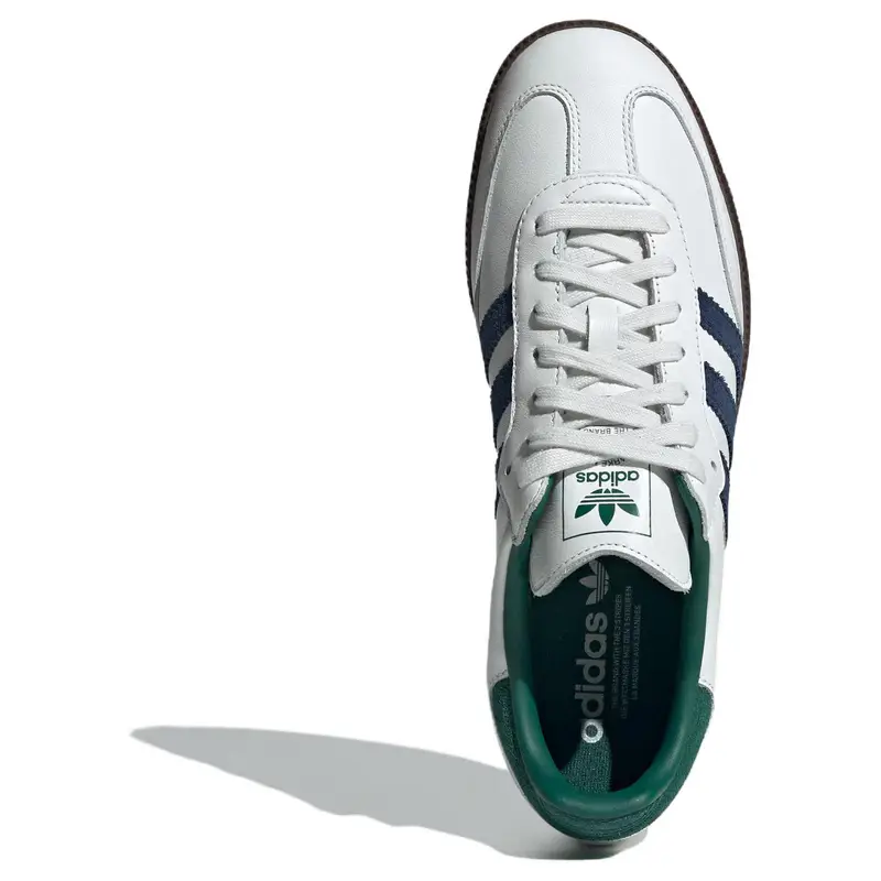 Samba OG Bianco Blu Navy Verde Collegiale Sneakers Unisex Core-Black Bianco Nuvola IH4882 40⅔ miniatura 2