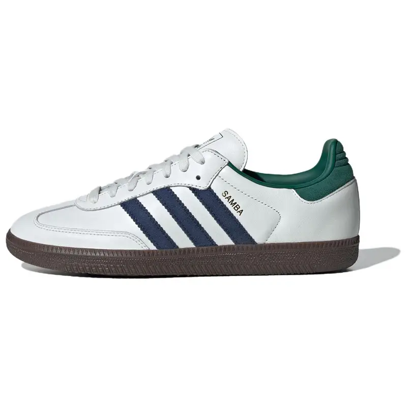Samba OG Bianco Blu Navy Verde Collegiale Sneakers Unisex Core-Black Bianco Nuvola IH4882 40⅔
