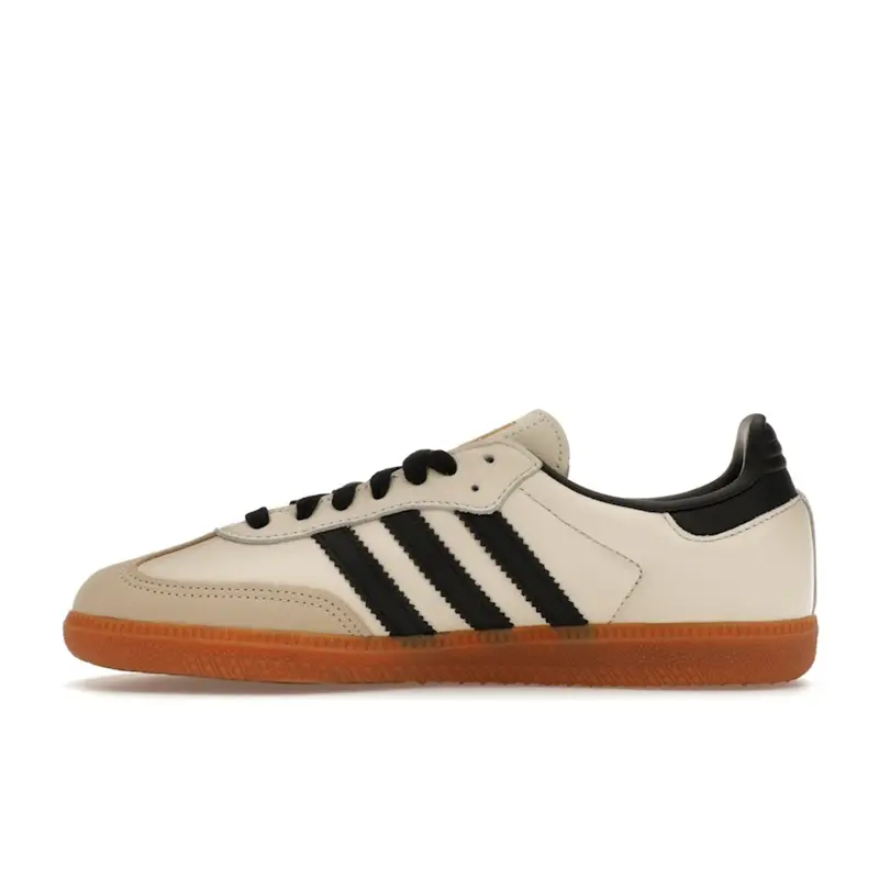 Adidas Samba OG Sneakers da Donna Bianco Panna Sabbia Strata e Nero miniatura 4