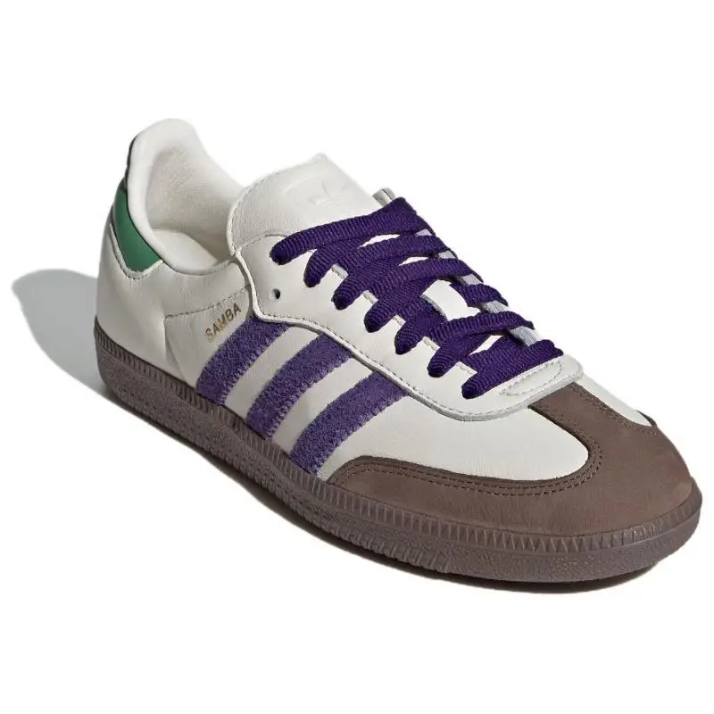 Samba OG Bianco Sporco Viola Core Verde Marrone Sneakers da Donna ID8349 37⅓ miniatura 4