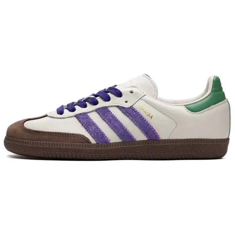 Samba OG Bianco Sporco Viola Core Verde Marrone Sneakers da Donna ID8349 38⅔
