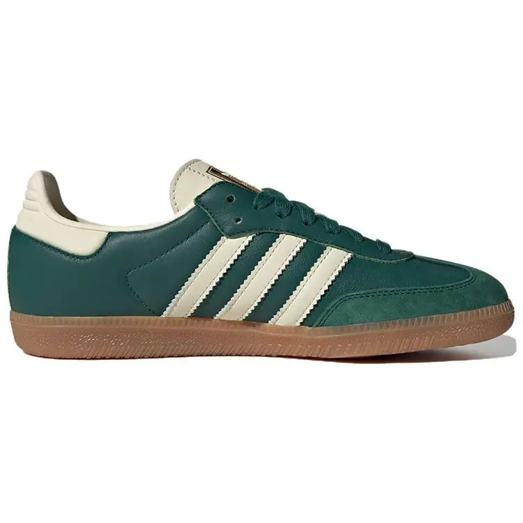 Samba OG Collegiate Green Gum Women Sneakers Cream-White Gold-Metallic IE0872 36 miniatura 2