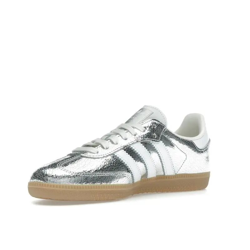 Samba OG Cracked Metallic Pack - Argento Sneakers da Donna Argento-Metallizzato Calzature-Bianco Nucleo-Bianco JR0035 43⅓ miniatura 3