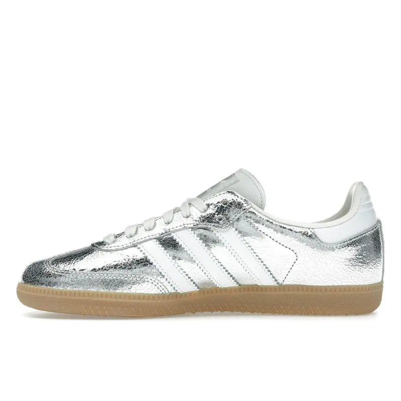 Samba OG Cracked Metallic Pack - Argento Sneakers da Donna Argento-Metallizzato Calzature-Bianco Nucleo-Bianco JR0035 43⅓ miniatura 5