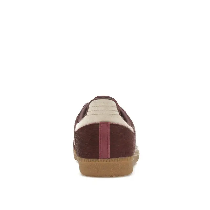 Samba OG Pacchetto Pelo di Pony - Bordeaux Sneakers da Donna Rosso Sabbia-Strata Argilla Calda JP5330 37⅓ miniatura 2