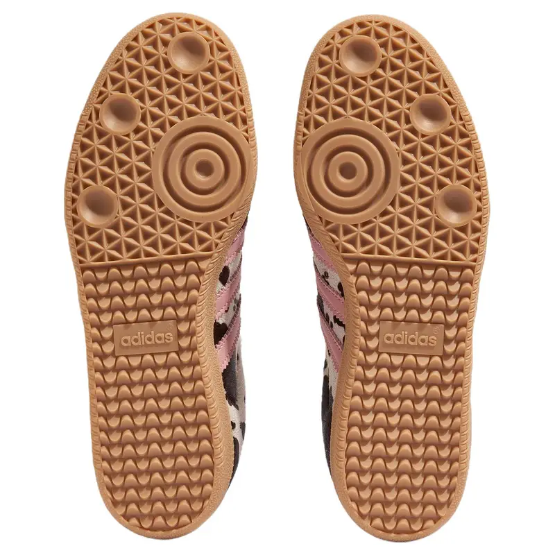 Samba OG Stampa Mucca Bianco Rosa Sneakers da Donna Nero Gomma Chiara KK2239 44 miniatura 2