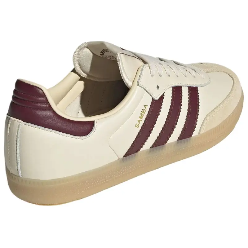 Samba OG Wonder White Shadow Red Gum Sneakers da Uomo Crema JS3830 45⅓ miniatura 5