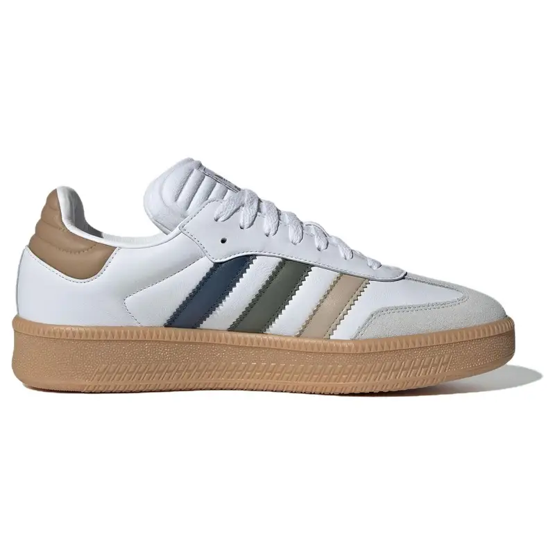 Samba XLG Bianco Marrone Argilla Sneakers Unisex Calzature-Bianco Grigio-Uno JI4277 35⅔ miniatura 3