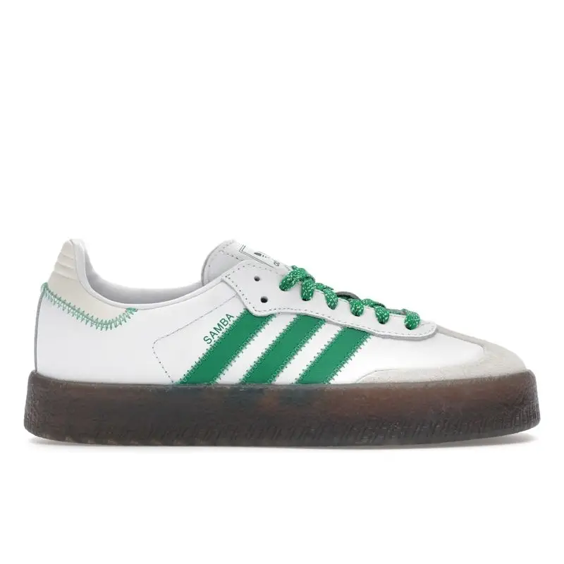 Sambae Bianco Verde Gomma Sneakers da Donna Bianco Nuvola Bianco Sporco IE9105 39⅓