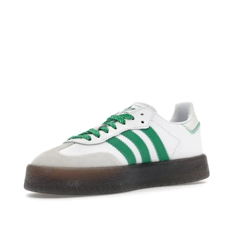 Sambae Bianco Verde Gomma Sneakers da Donna Bianco Nuvola Bianco Sporco IE9105 41⅓ miniatura 4