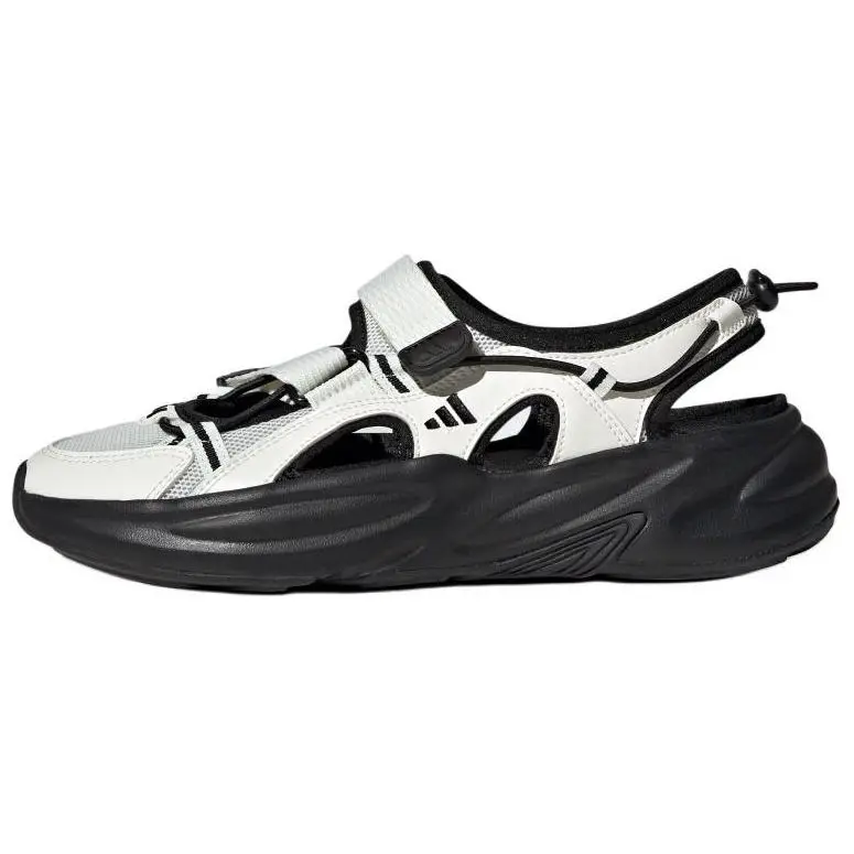 Sandali Adidas Ozwave Comodi Antiscivolo Scarpe da Fiume Sandali Unisex Bianco Nero JS4584 42