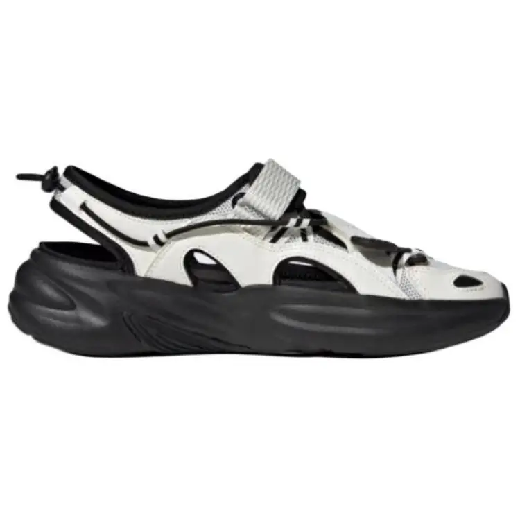 Sandali Adidas Ozwave Comodi Antiscivolo Scarpe da Fiume Sandali Unisex Bianco Nero JS4584 44⅔ miniatura 2