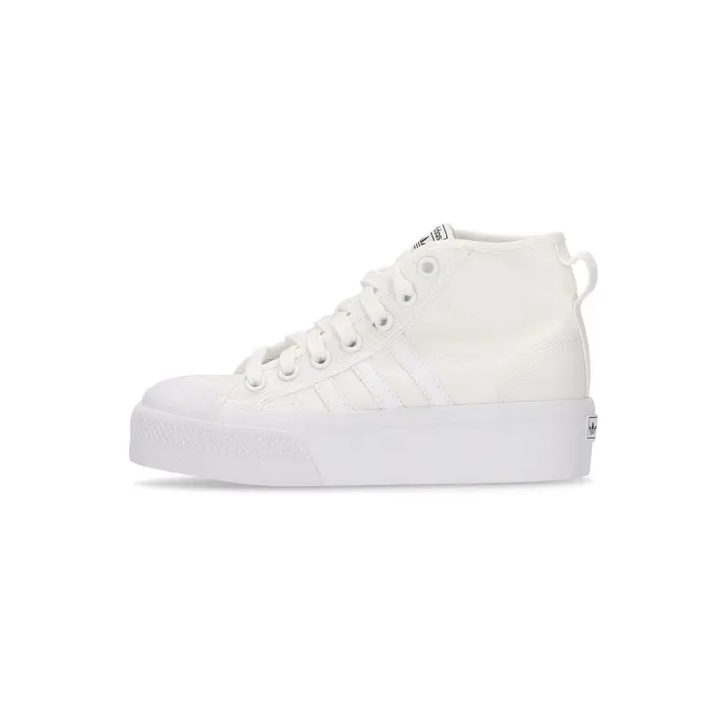 Scarpa Alta Donna Nizza Platform Mid W Cloud White/cloud White/cloud White
