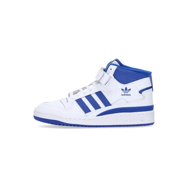 Scarpa Basket Uomo Forum Mid Cloud White/royal Blue/cloud White