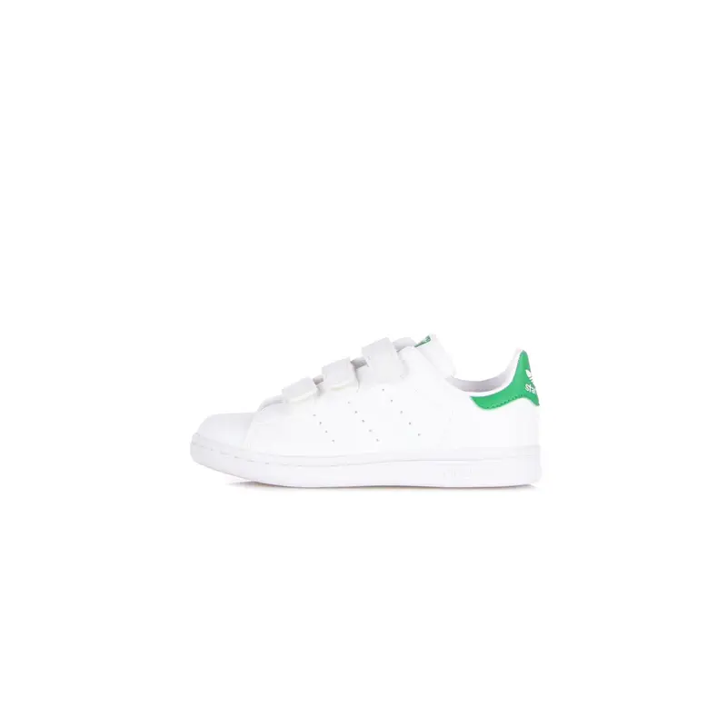 Scarpa Bassa Bambino Stan Smith Cf C Cloud White/cloud White/green