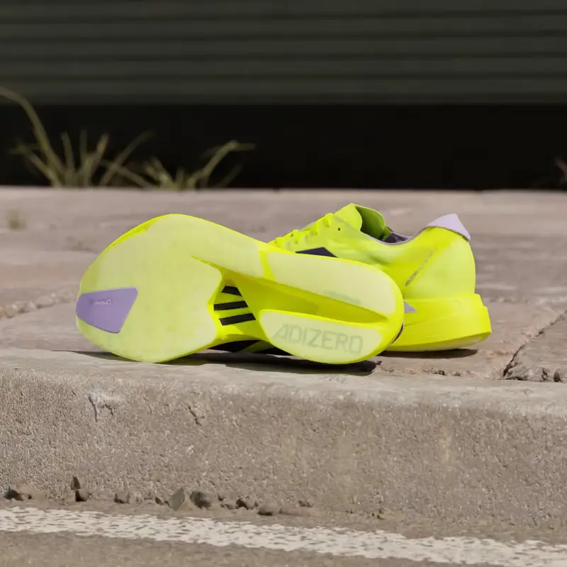 Scarpe Adizero Adios Pro 4 Solar Yellow miniatura 3