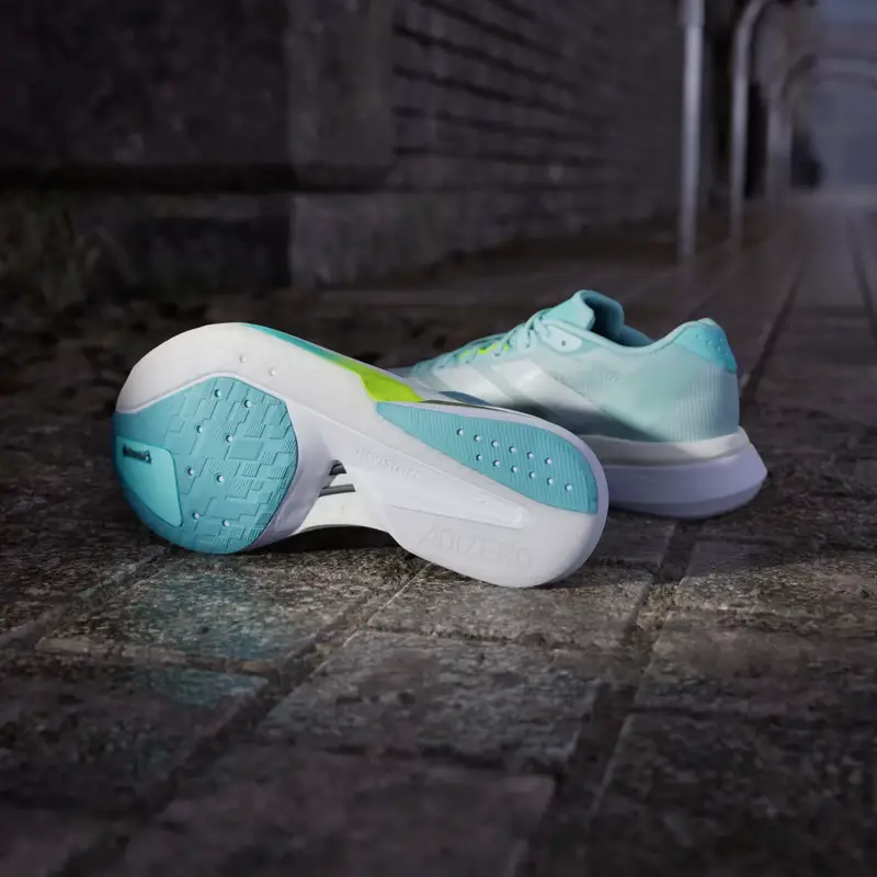 Scarpe Adizero Boston 13 Semi Flash Aqua miniatura 3