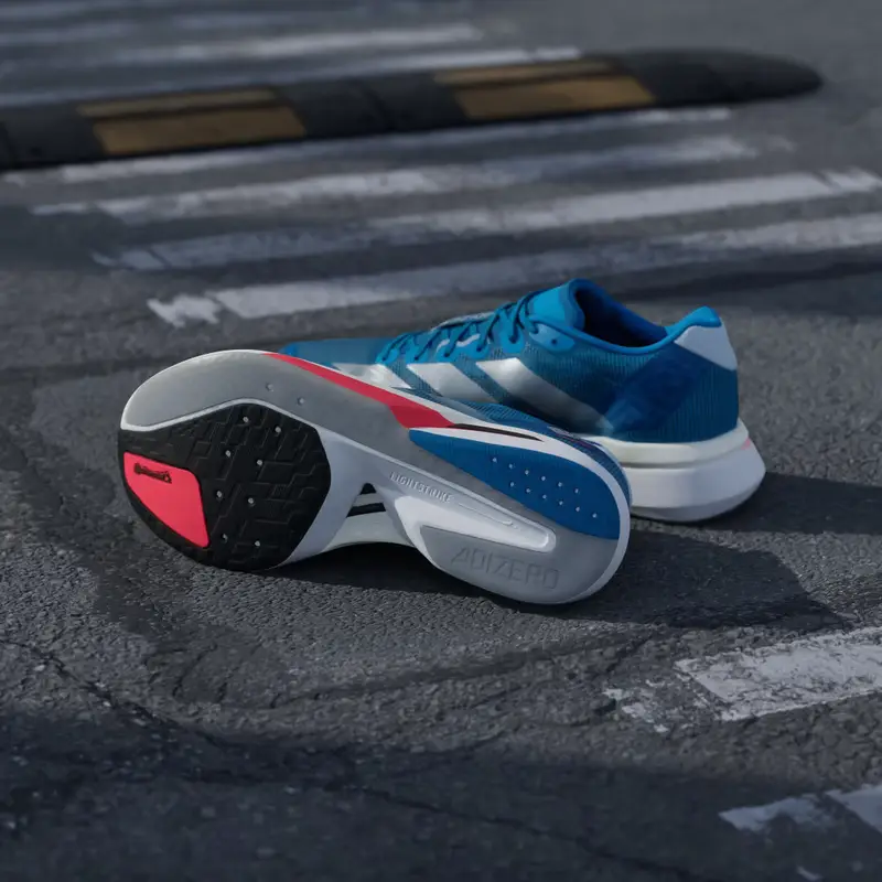 Scarpe Adizero Boston 13 Solar Blue miniatura 3