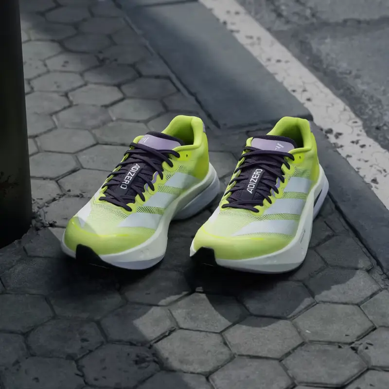 Scarpe Adizero Boston 13 Solar Yellow miniatura 4