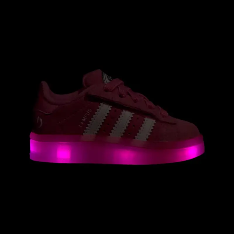 Scarpe bambino Campus 00s con Luci a led Comode Chiusura con lacci elastici Bliss Pink miniatura 3