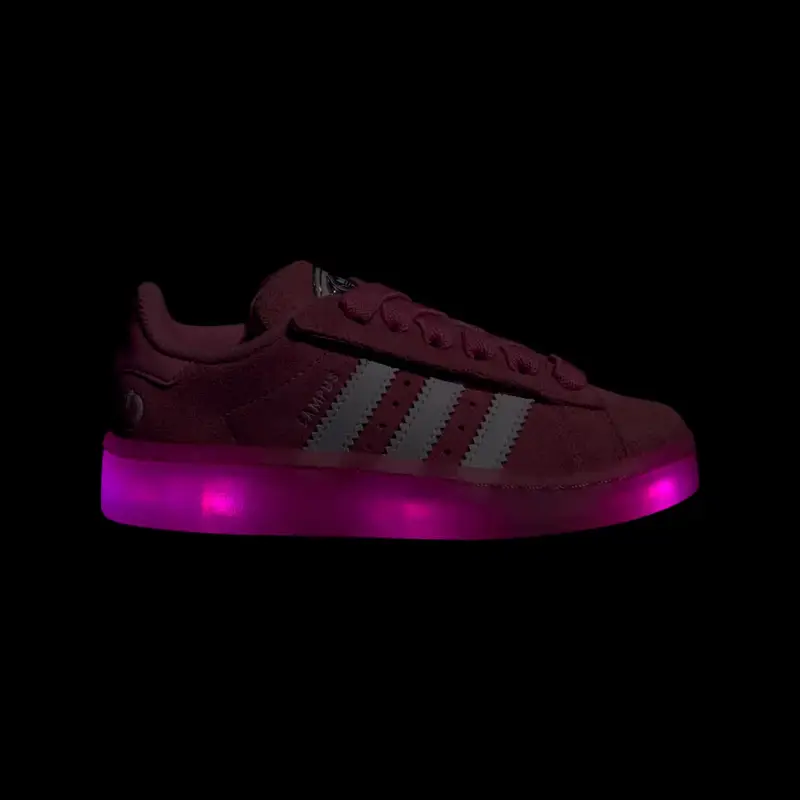 Scarpe bambino Campus 00s con Luci a led Comode Chiusura con lacci elastici Bliss Pink miniatura 2
