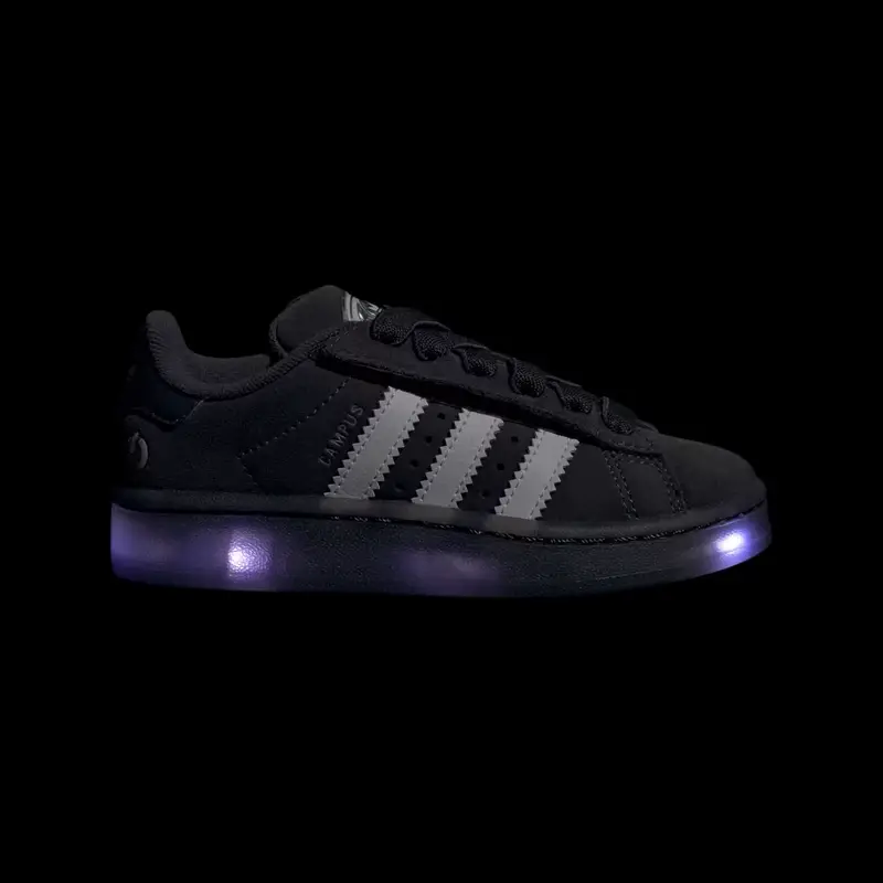 Scarpe bambino Campus 00s con Luci a led Comode Chiusura con lacci elastici Grey Five miniatura 3