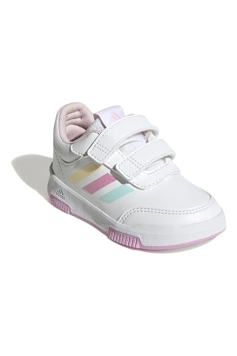 Scarpe bianche con dettagli pastello e chiusura a strappo Adidas Tensaur Sport 2 CF I [MULTI BIANCO] miniatura 2
