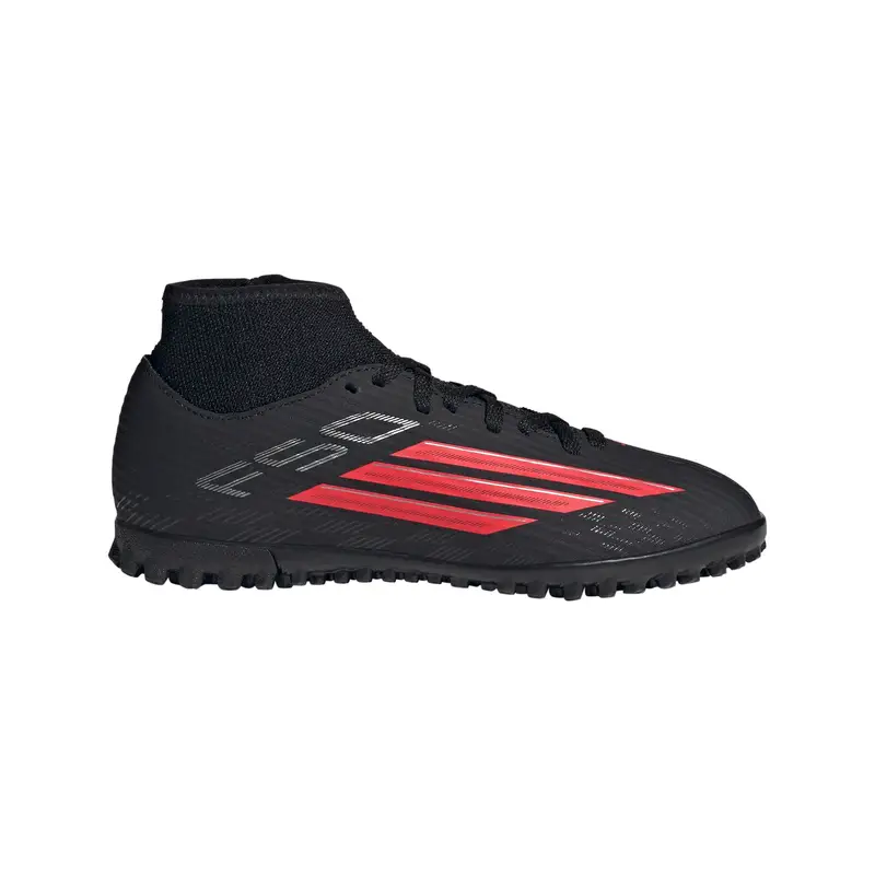 Scarpe calcio per bambini adidas F50 Club Mid Cut TF Noir