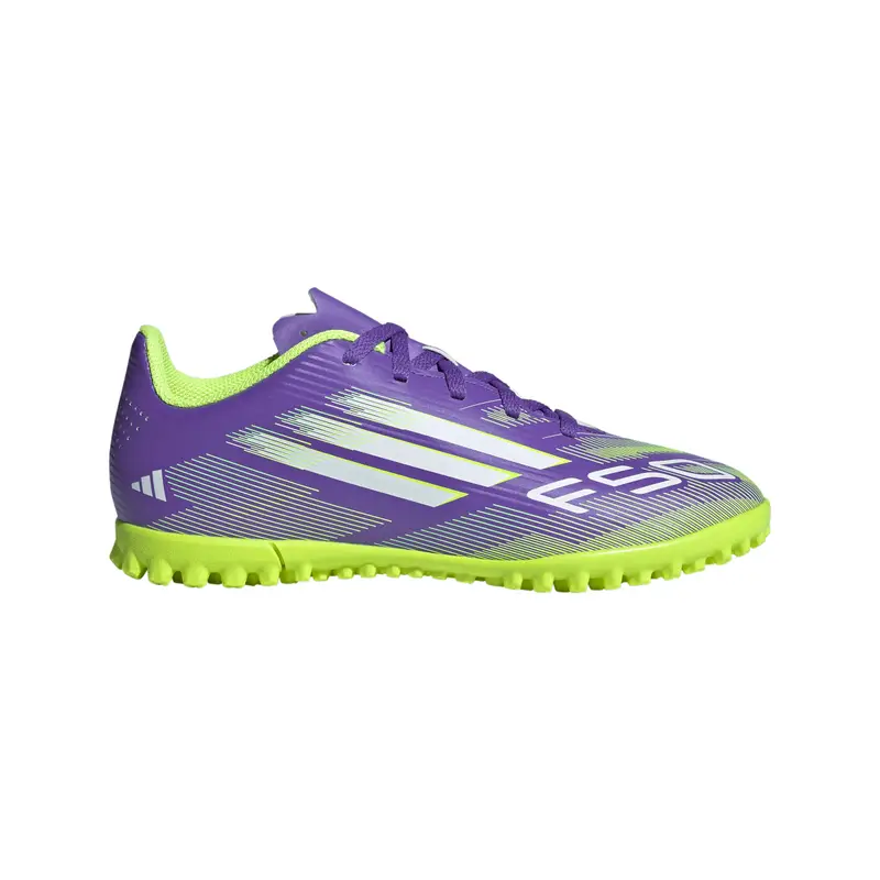 Scarpe calcio per bambini adidas F50 Club Turf Violet