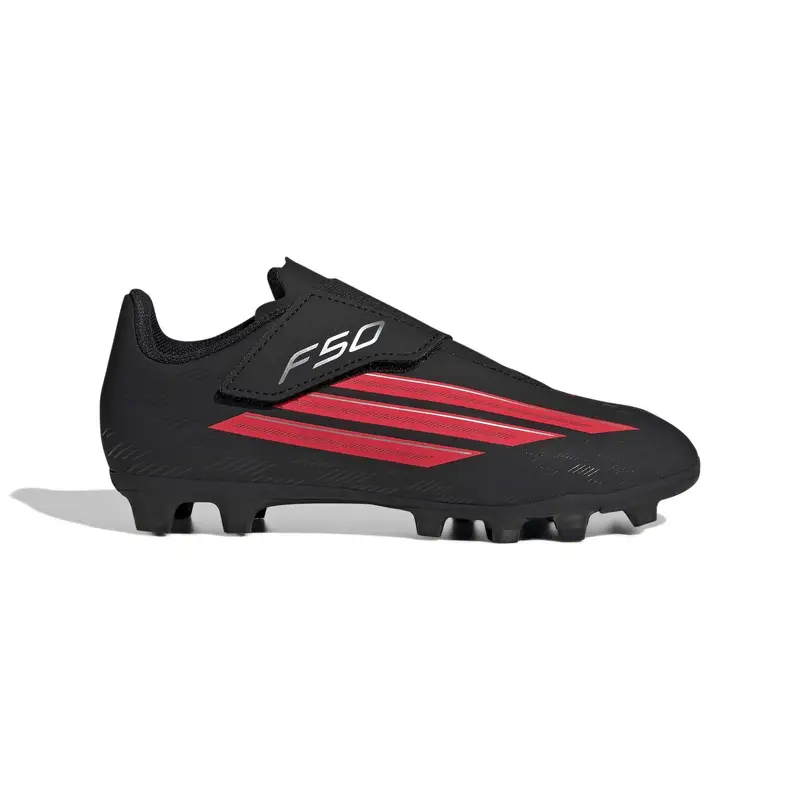 Scarpe calcio per bambini adidas F50 Club Vel FG/MG Noir
