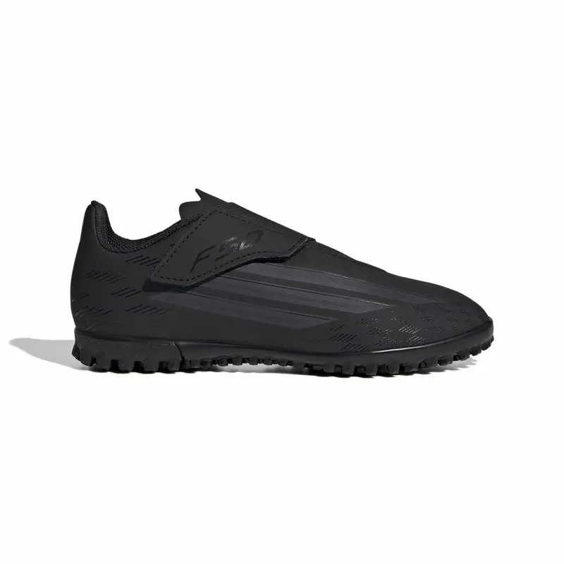 Scarpe calcio per bambini adidas F50 Club Velcro TF Noir