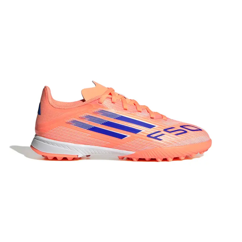 Scarpe calcio per bambini adidas F50 League IC Orange