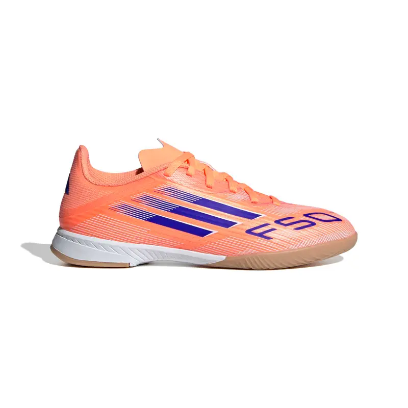 Scarpe calcio per bambini adidas F50 League Indoor Orange