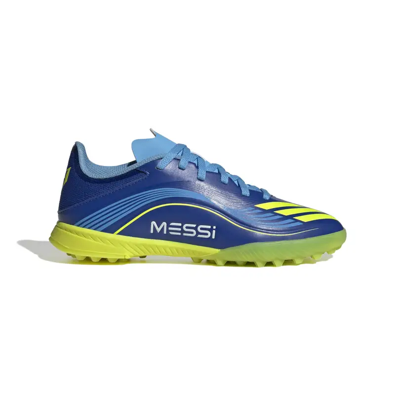 Scarpe calcio per bambini adidas F50 Messi League TF Bleu