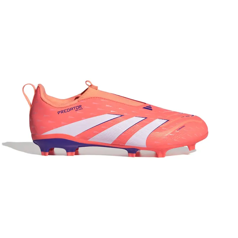 Scarpe calcio per bambini adidas Predator League Lacelss Firm Ground Orange