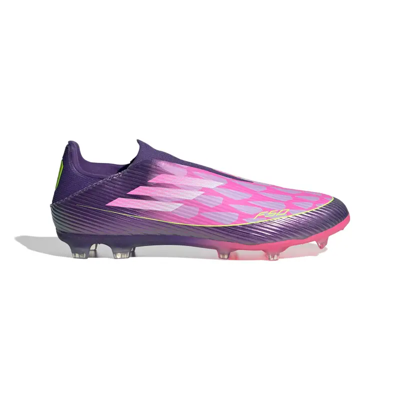 Scarpe calcio senza lacci adidas F50 League Lamine FG/AG Violet