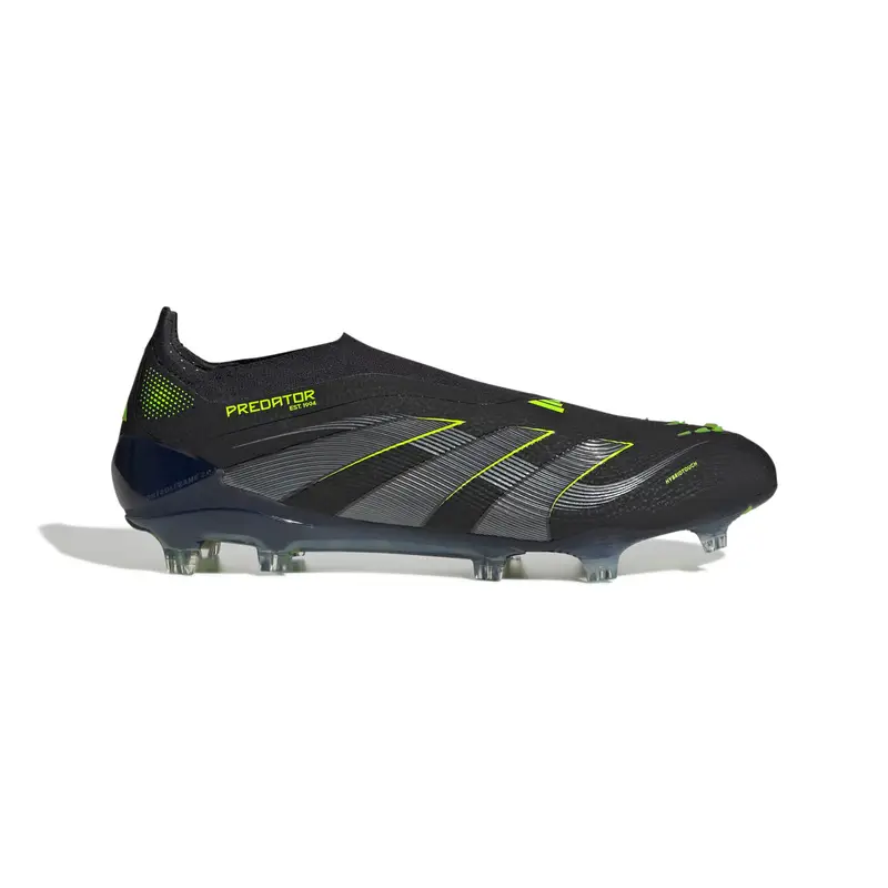 Scarpe calcio senza lacci adidas Predator Elite FG Noir