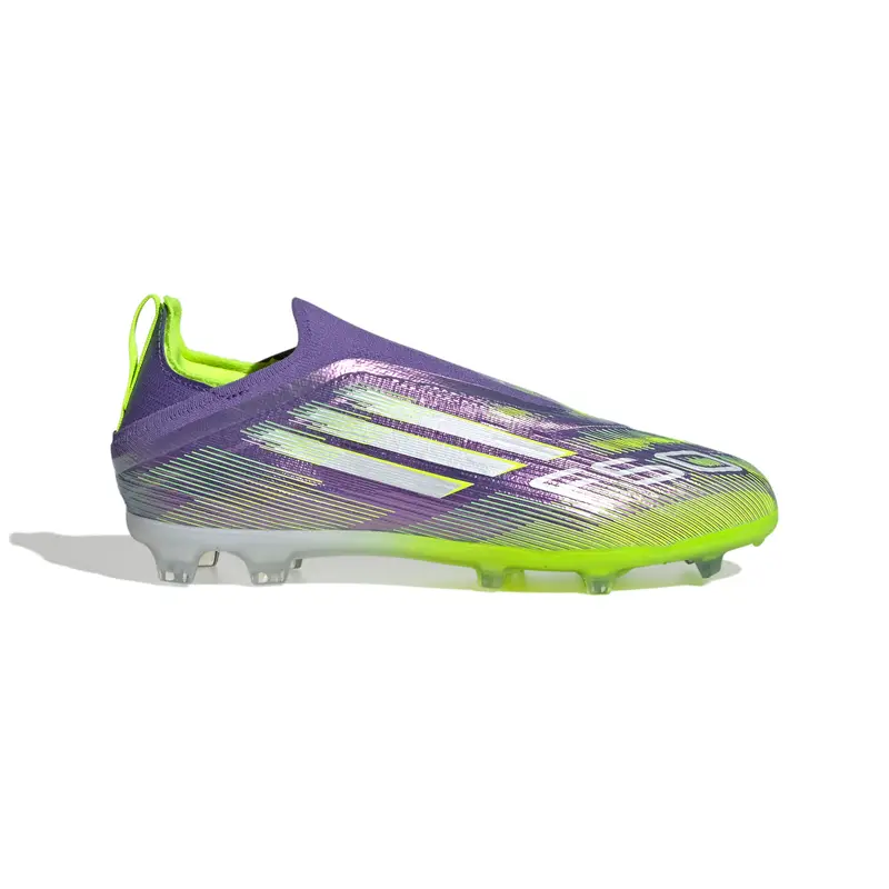 Scarpe calcio senza lacci per bambini adidas F50 Elite FG Violet