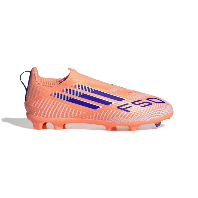 Scarpe calcio senza lacci per bambini adidas F50 League FG/AG Orange
