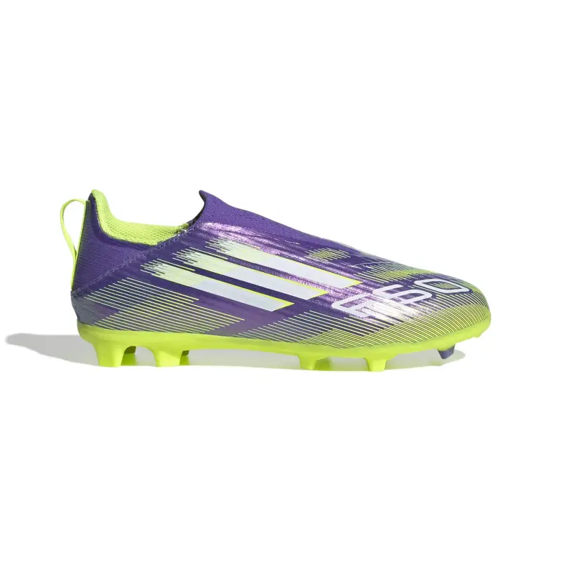 Scarpe calcio senza lacci per bambini adidas F50 League FG/MG