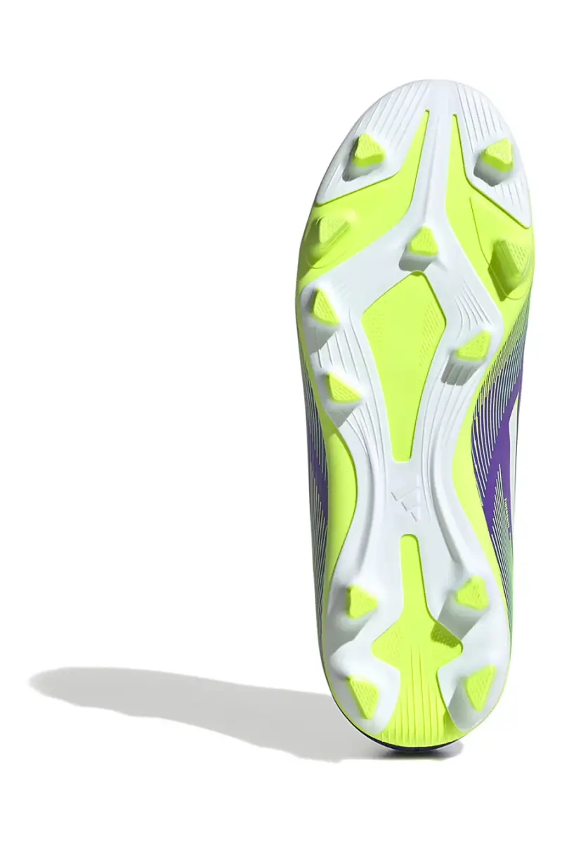 Scarpe calcio viola FG/MG con tomaia leggera Adidas F50 CLUB FG/MG J [BIANCO] miniatura 4