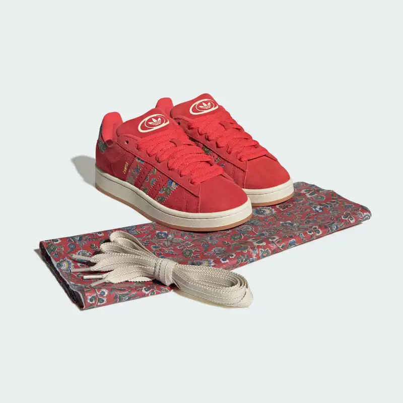 Scarpe Campus 00s X Liberty London Semi Lucid Red miniatura 2