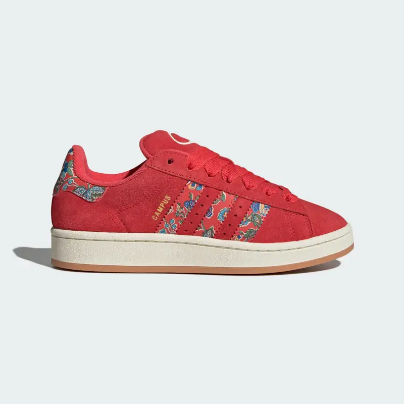 Scarpe Campus 00s X Liberty London Semi Lucid Red