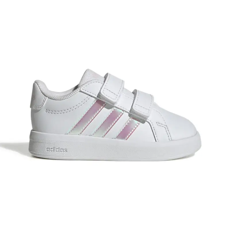 Scarpe con suola morbida per baby adidas Grand Court 3.0 Blanc