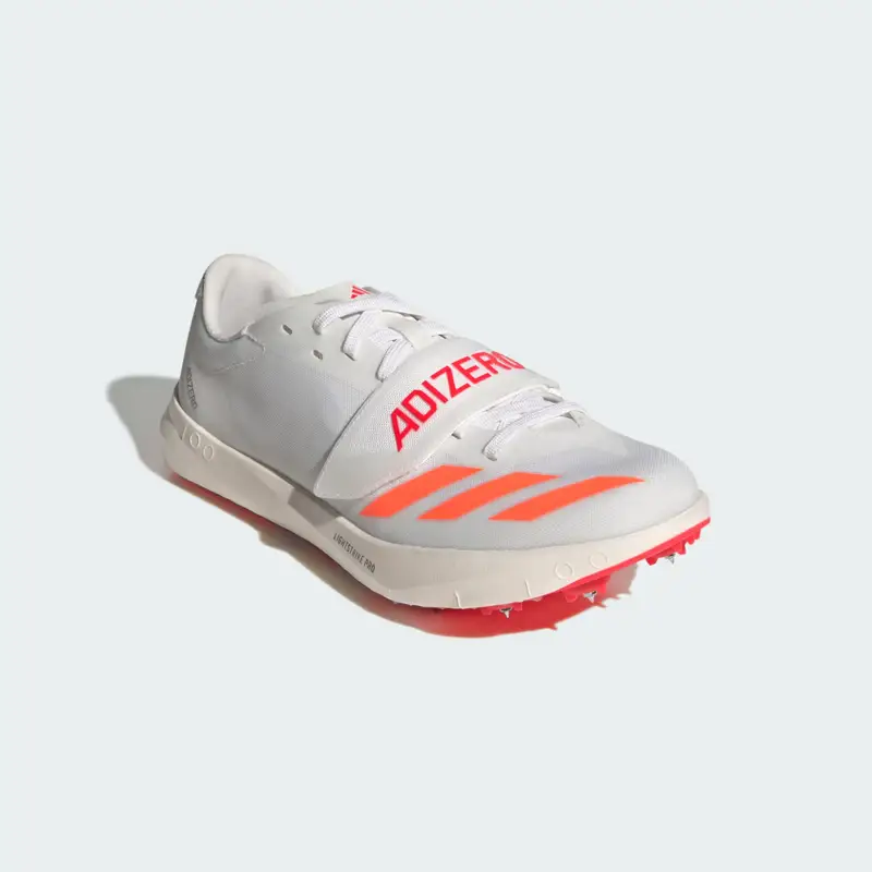 Scarpe da atletica leggera adizero TJ/PV Cloud White miniatura 4