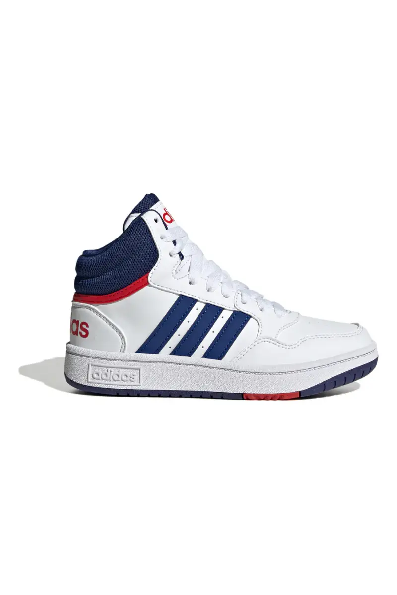 Scarpe da Basket Adidas Hoops Mid 3 K Bianche e Blu [BIANCO