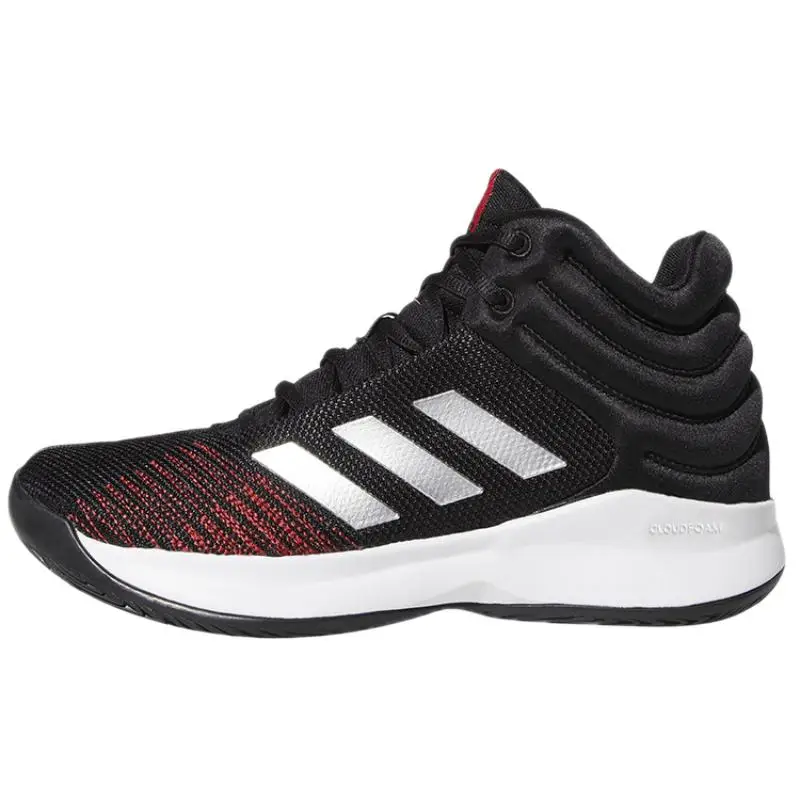 Scarpe da Basket Adidas Pro Spark 2018 Nero Core / Argento / Scarlatto Sneakers F99892 44⅔
