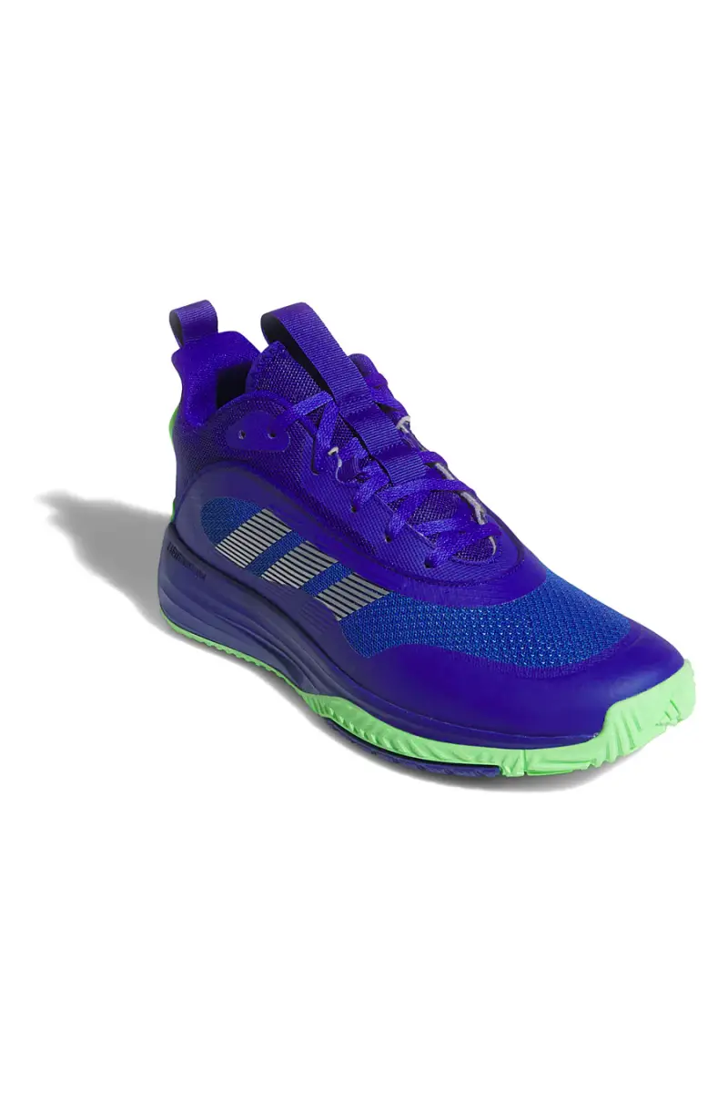 Scarpe da basket blu e verdi con ammortizzazione Lightmotion Adidas Ownthegame 3 [BLU miniatura 2