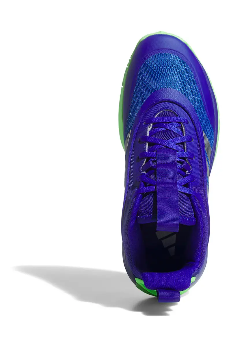 Scarpe da basket blu e verdi con ammortizzazione Lightmotion Adidas Ownthegame 3 [BLU miniatura 3