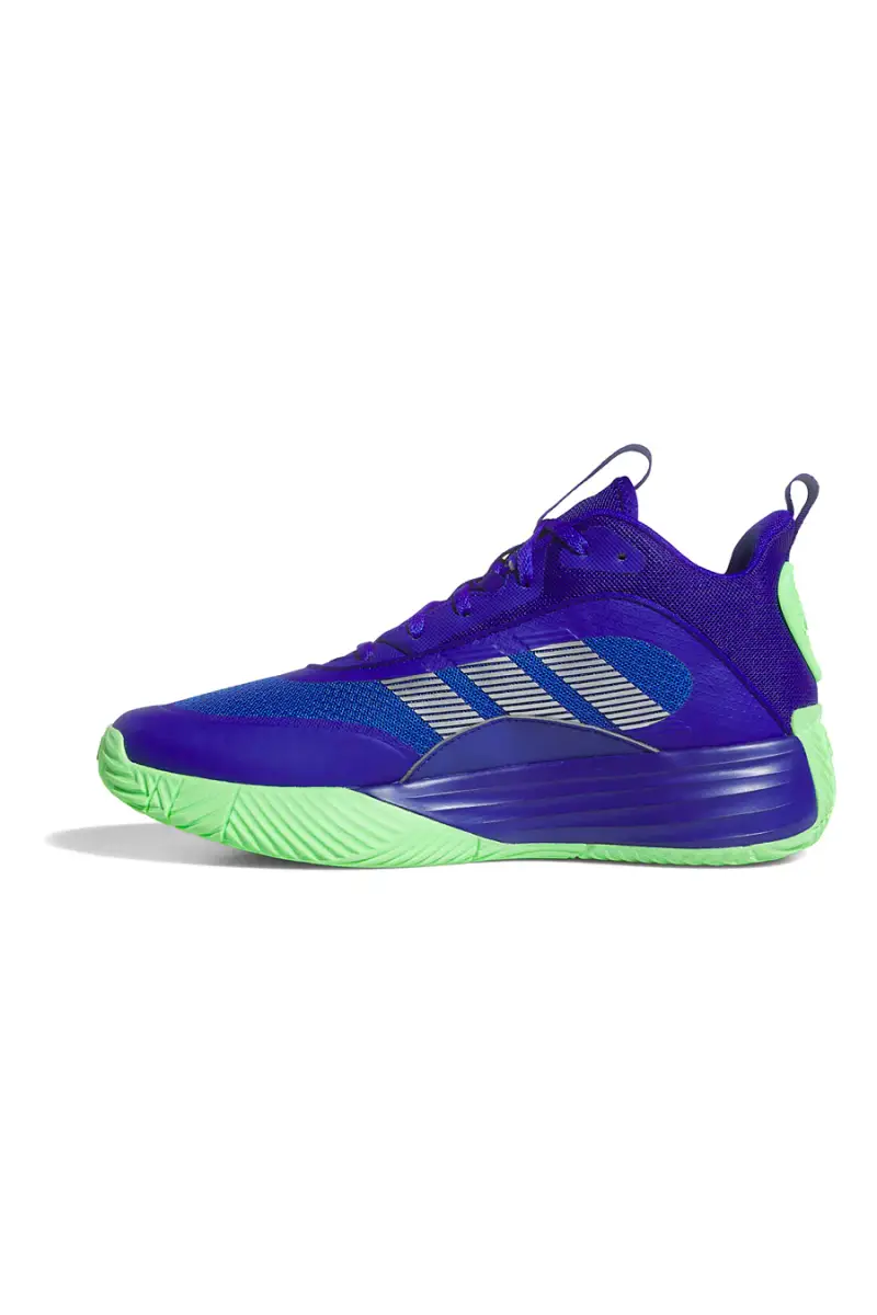Scarpe da basket blu e verdi con ammortizzazione Lightmotion Adidas Ownthegame 3 [BLU miniatura 4